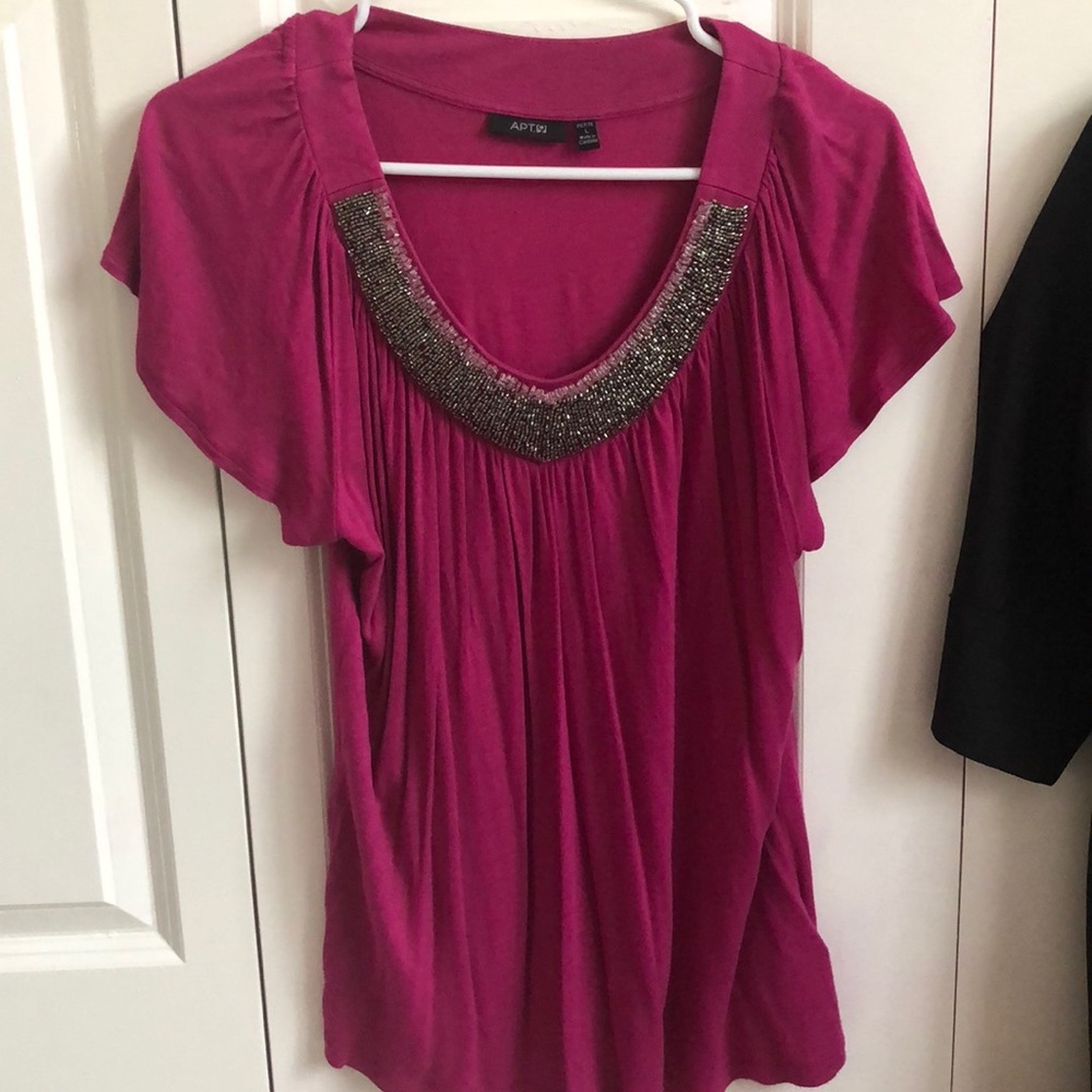 Pink blouse
